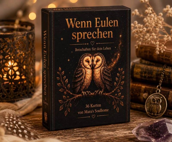 Orakelkartendeck  Wenn Eulen sprechen
