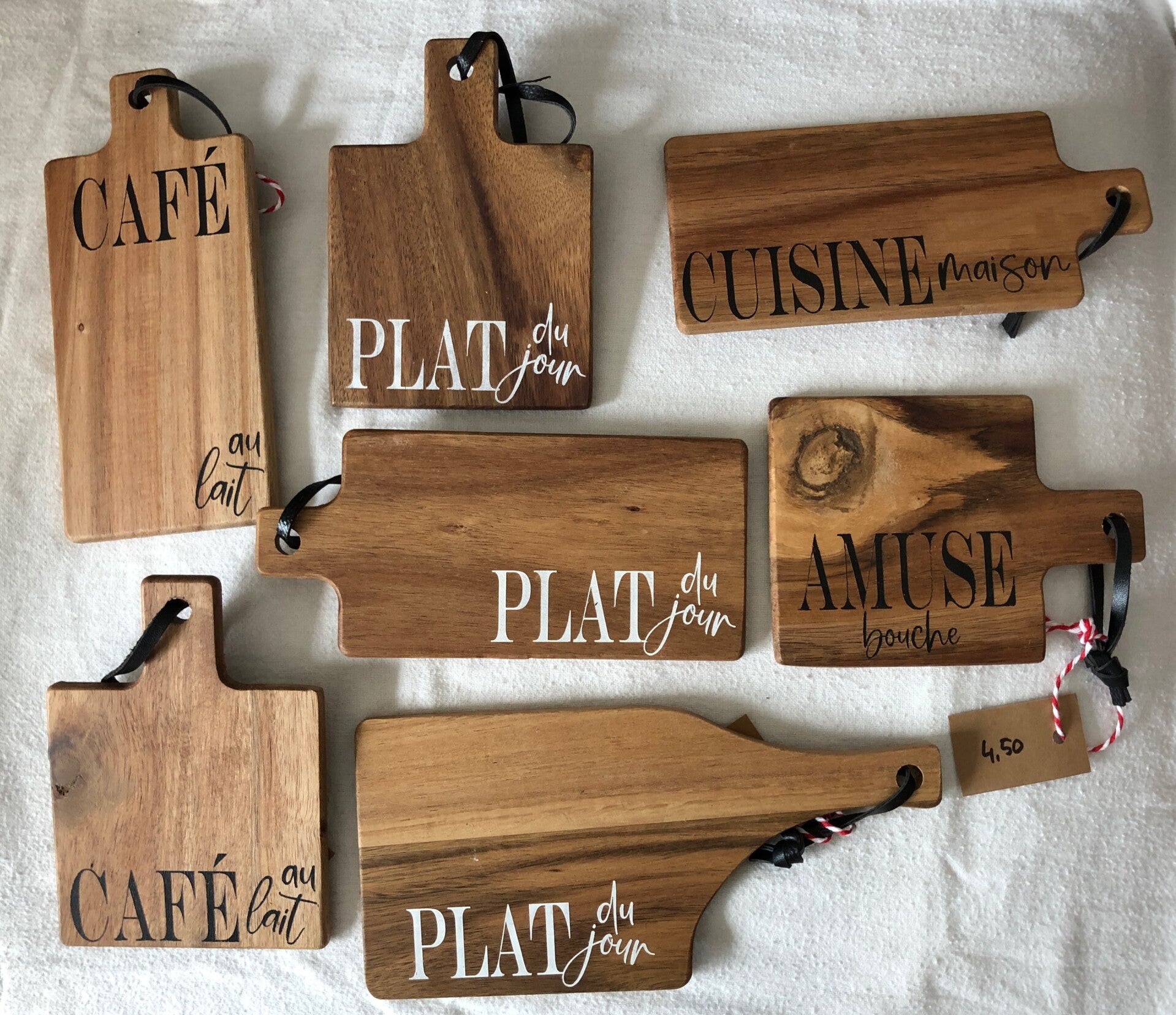 Tapasplankje hout klein 10-15 cm