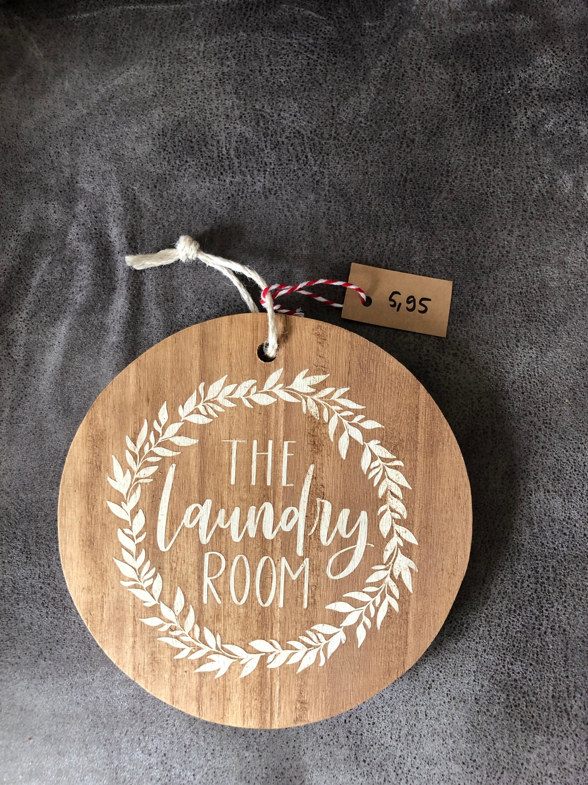 Deurhanger hout rond 20cm