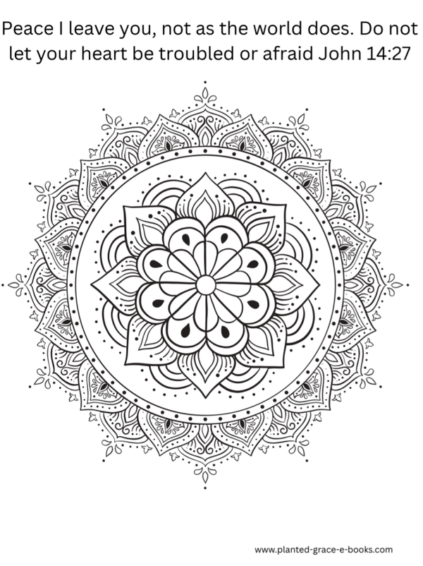 Mandala coloring sheet