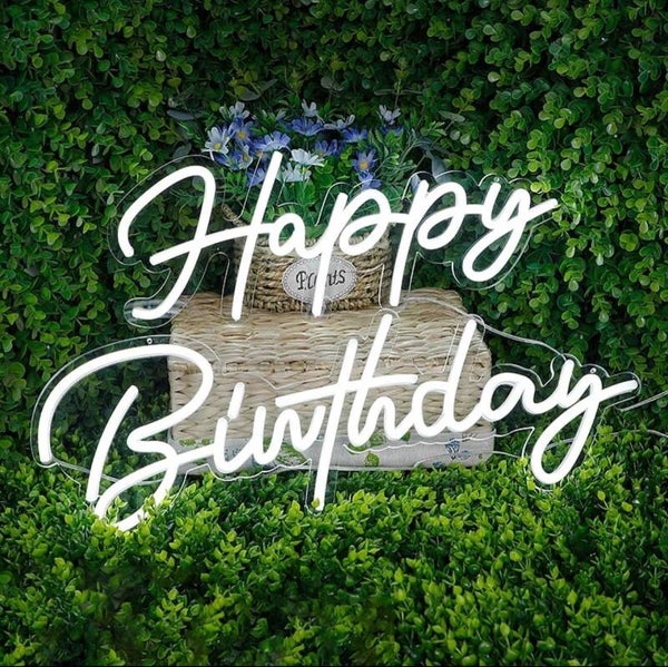 Neon Birthday sign