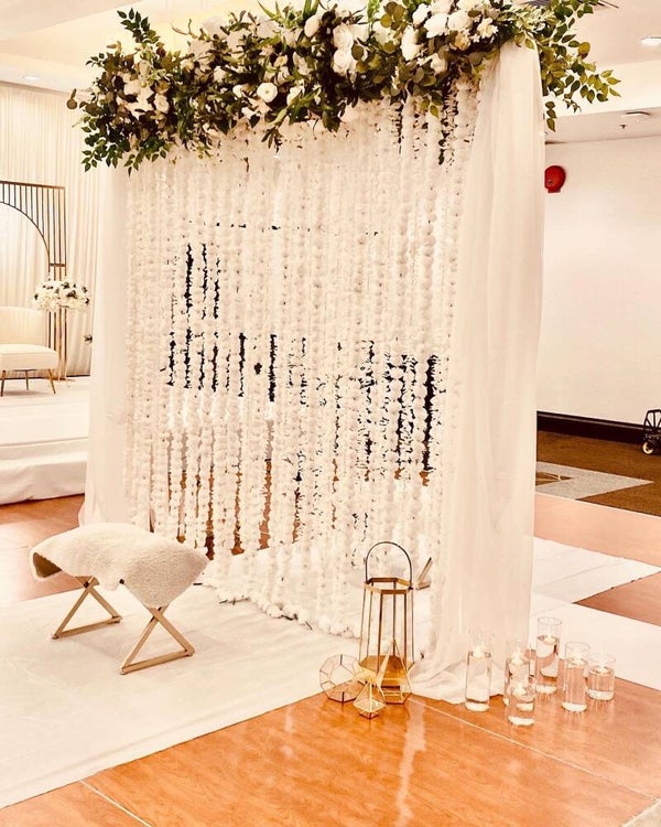 Nikkah wall setup