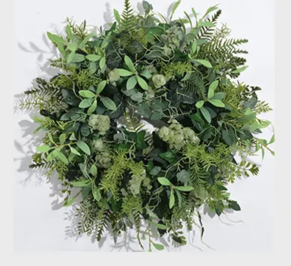 Base flower centrepiece greenery