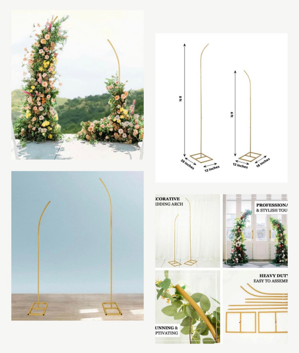 Single line arch gold