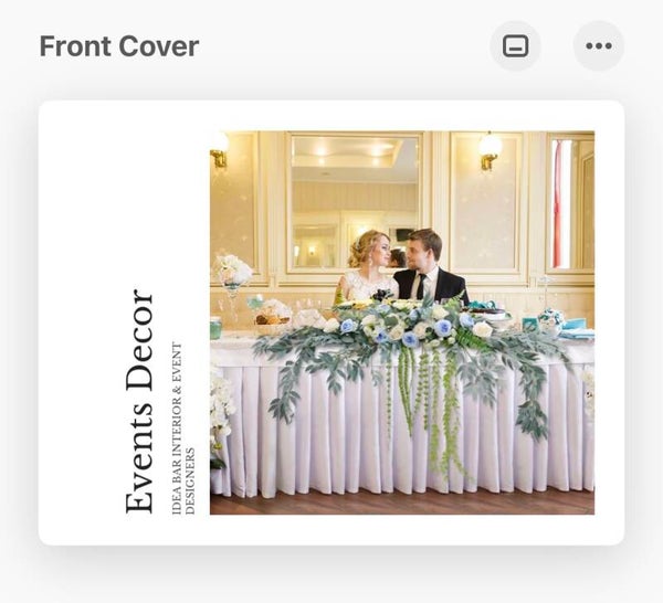 IDEA BAR event decor catalog 2