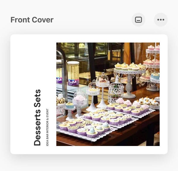 IDEA BAR Chaffers, desserts set