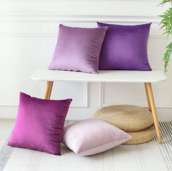 Purple cushions