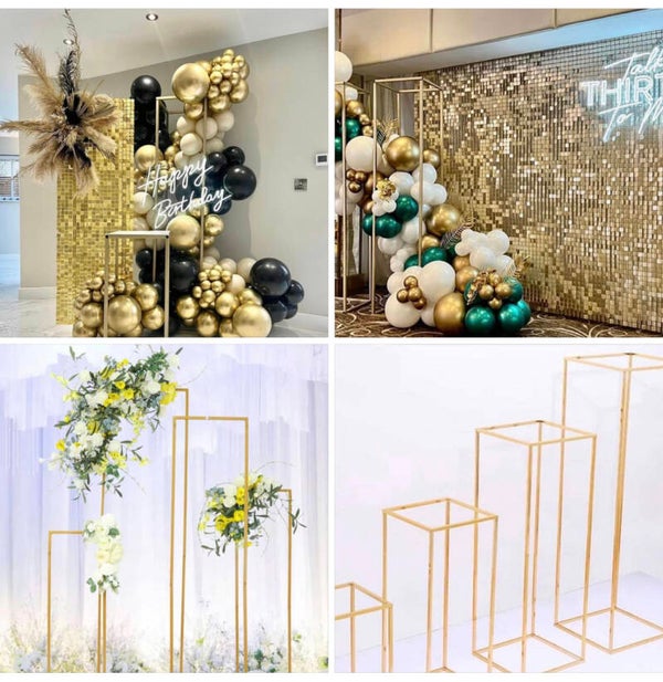 4 pcs Rectangular sign