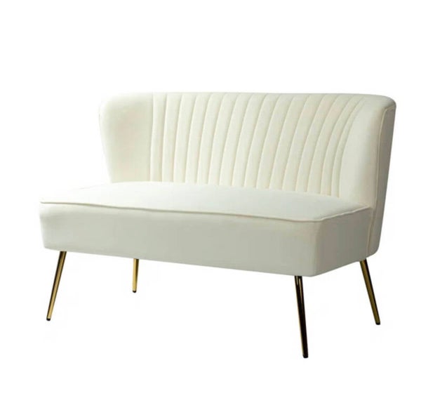Love Seat white sofa