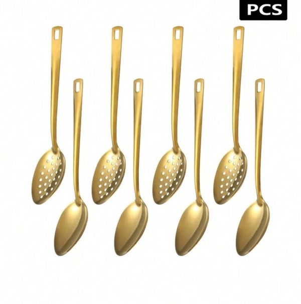 Serving spoon M gold