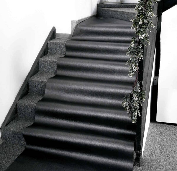 Aisle wedding runner  Black poly