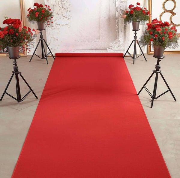 Aisle wedding runner  Red poly
