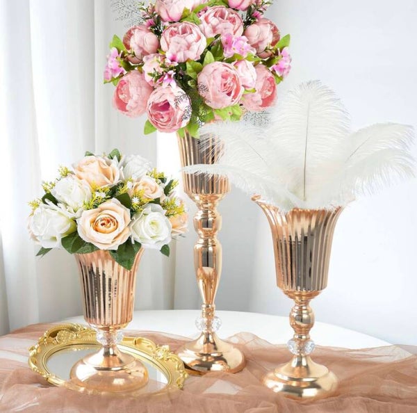 Victorian gold vase