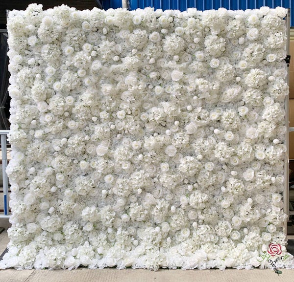Flower wall white