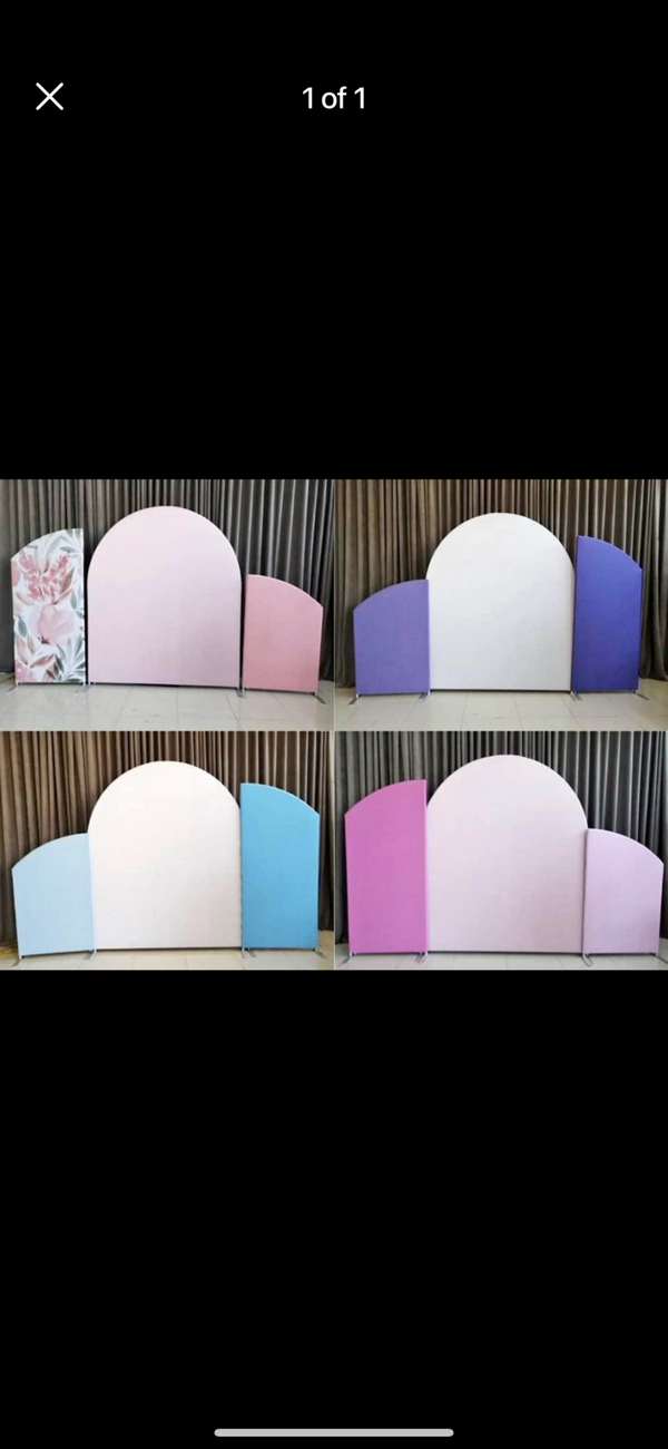 Back drop set multi set of three