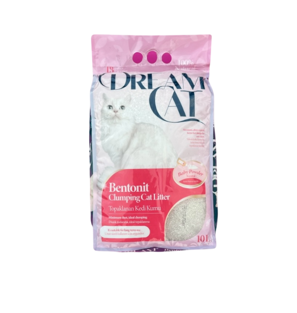 DreamCat Katzenstreu mit Babypuderduft 8,5 Kg