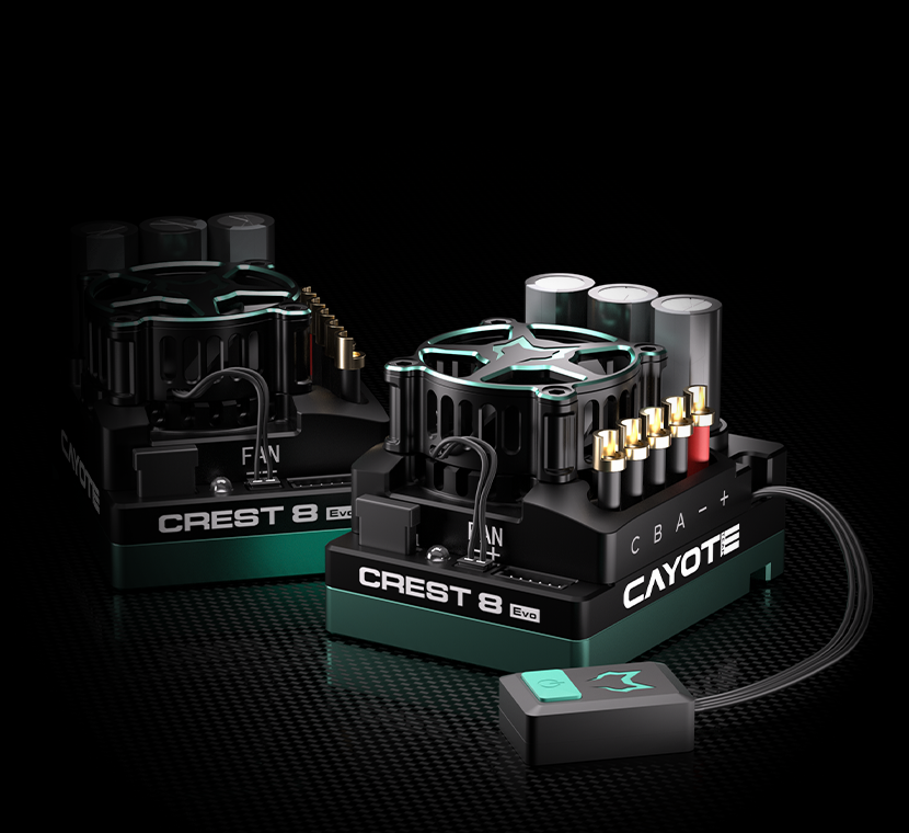 CAYOTE Racing ESC CREST 8 Evo