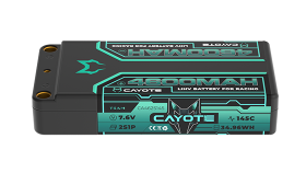 CAYOTE Racing Lipo Battery, 145C, 4600mAh, 7.6V, 34.96Wh