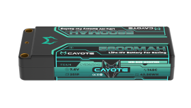 CAYOTE Racing Lipo Battery, 145C, 5600mAh, 2S1P, 7.6V, 42.56Wh
