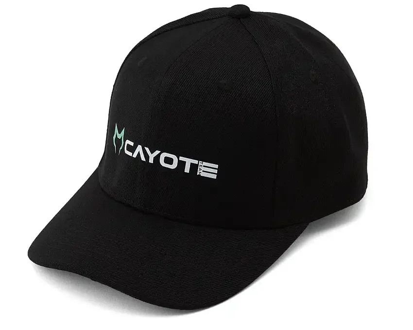 Cayote Strapback Round Bill Hat (Black) (One Size Fits Most)
