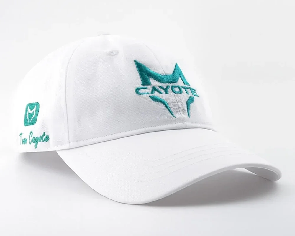 Cayote Ventilated Cotton Hat (White)