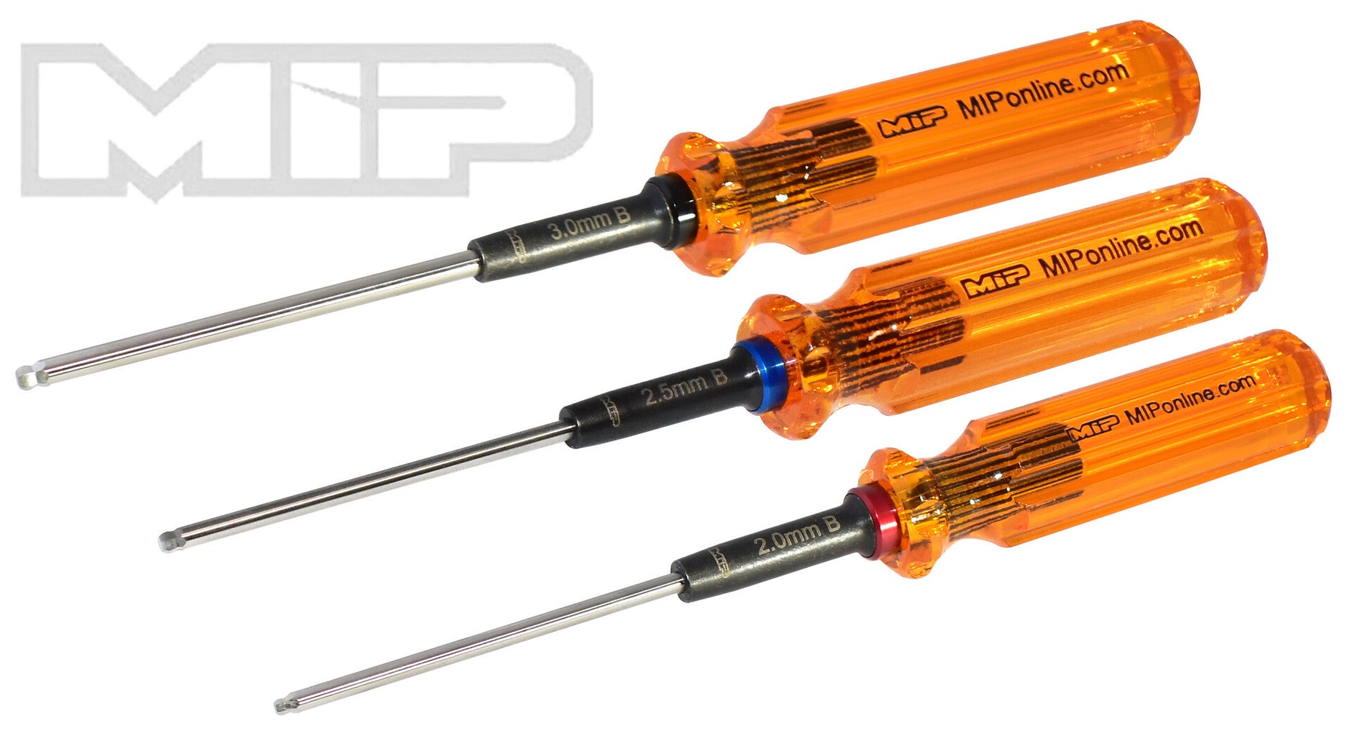 MIP 2.0mm, 2.5mm, 3.0mm G2 Ball Hex Driver Set 3Pcs