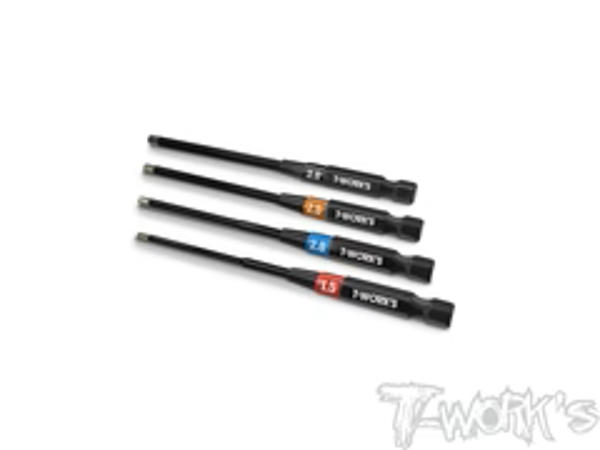 TT-079-V2 T-Work's V2 Power Tool Hex Tips set （1.5, 2.0, 2.5, 3mm)