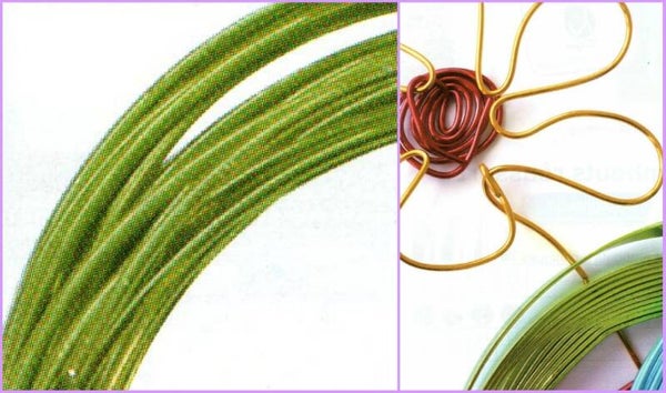 5M fil alu vert clair diam.1,5mm