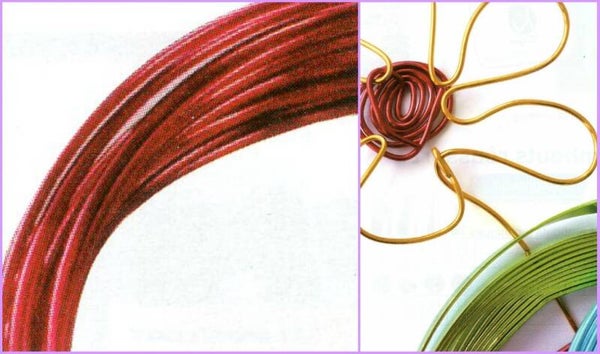 5M fil alu rouge diam.2,5mm