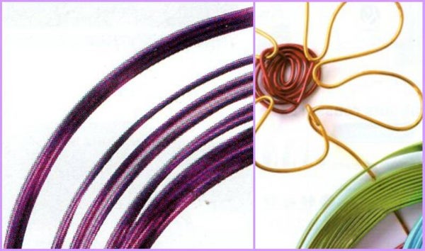5M fil alu violet foncé diam.2,5mm
