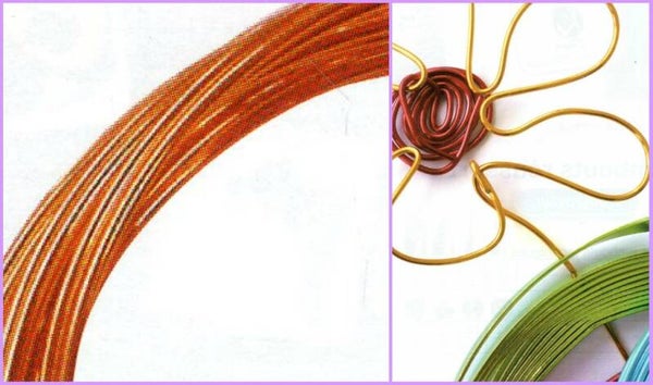 5M fil alu orange diam.1,5mm