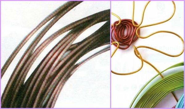 5M fil alu marron diam.1,5mm