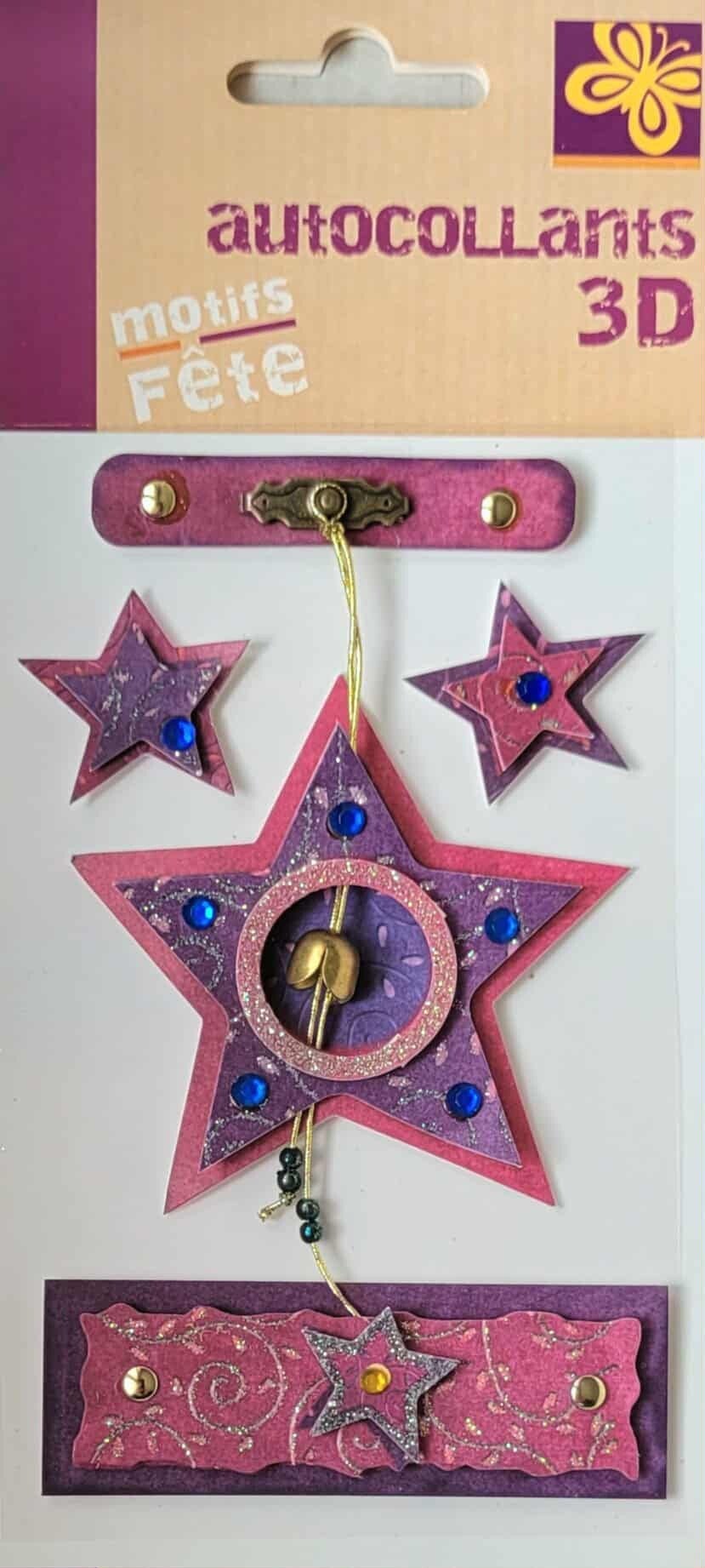 Autocollant 3D-fête - sticker