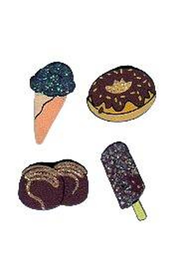 Lot de 4 formes en bois petits délices