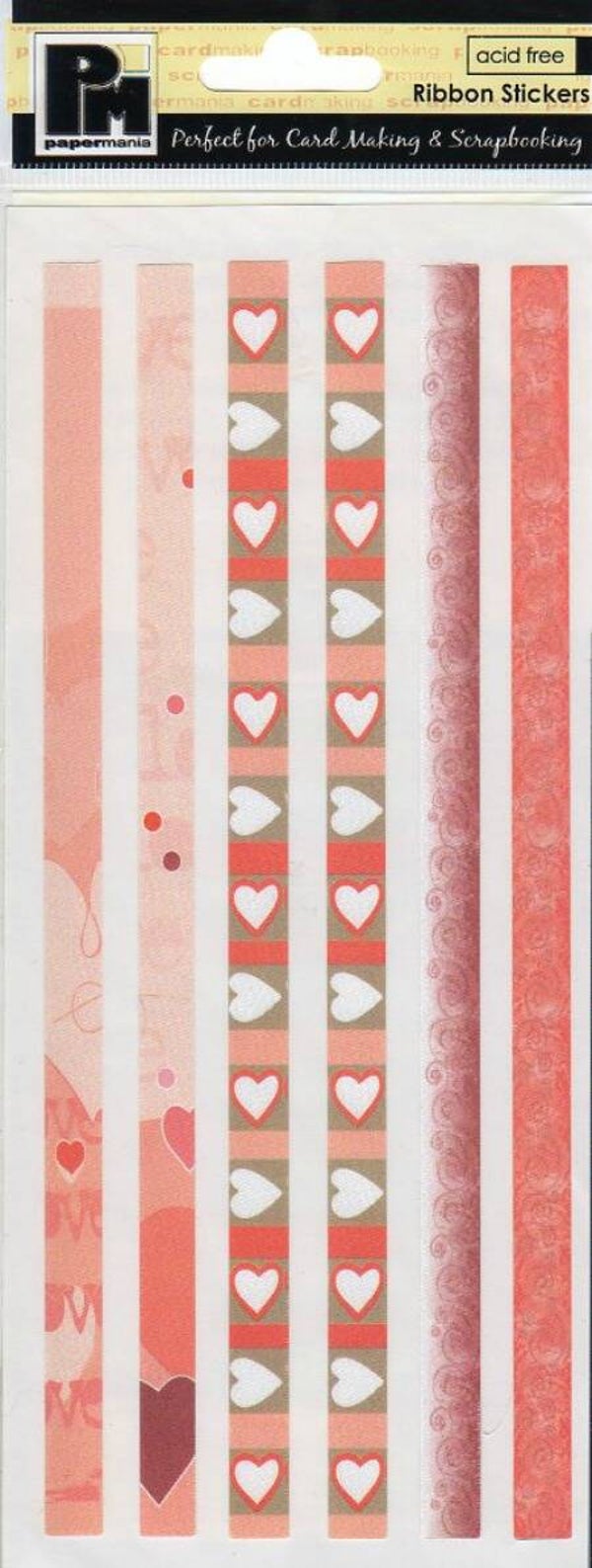 planche de stickers ruban