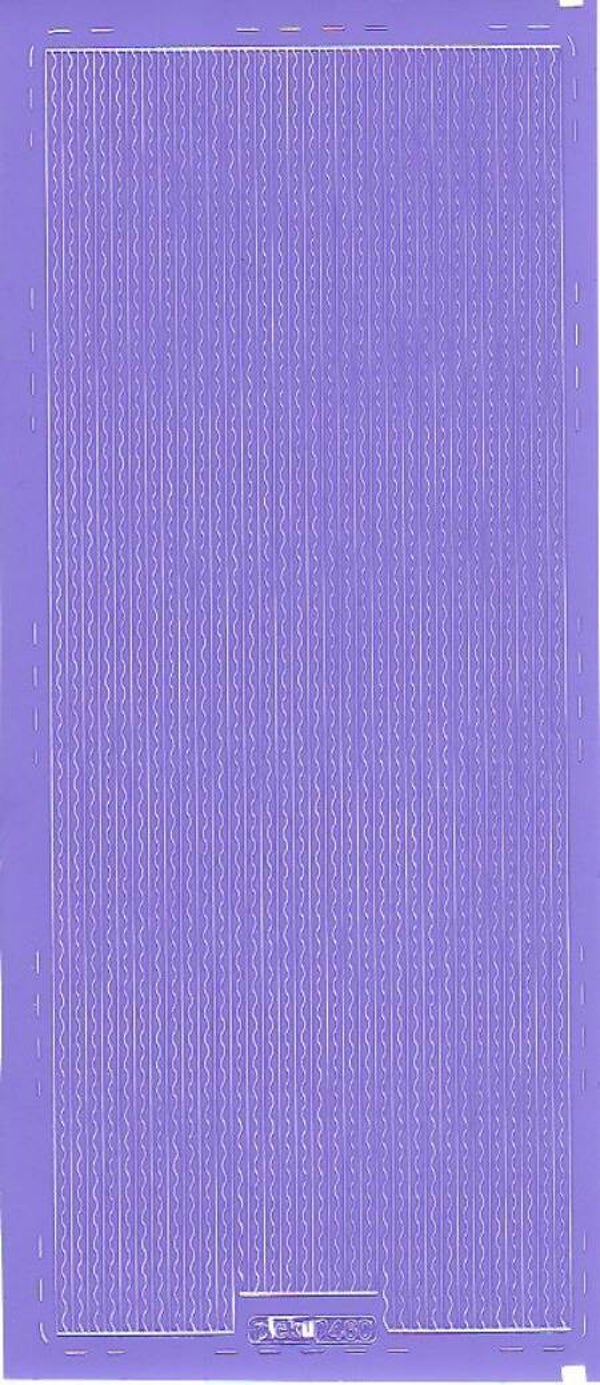 planche de stickers bordures mauve