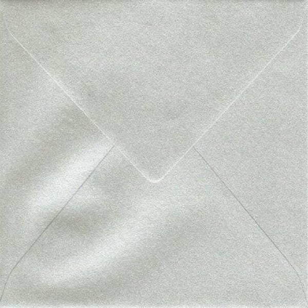 pack 5 cartes doubles et enveloppes argentées