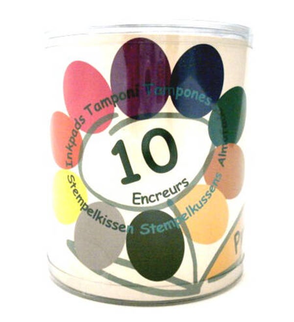 kit 10 encreurs PRIMA assortiment 10 couleurs