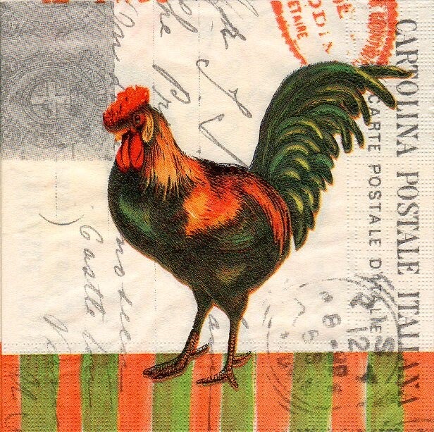 lot de 10 serviettes en papier thème animaux