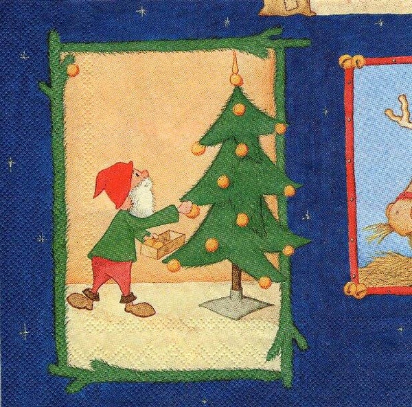 lot de 10 serviettes en papier thème Vielseidig