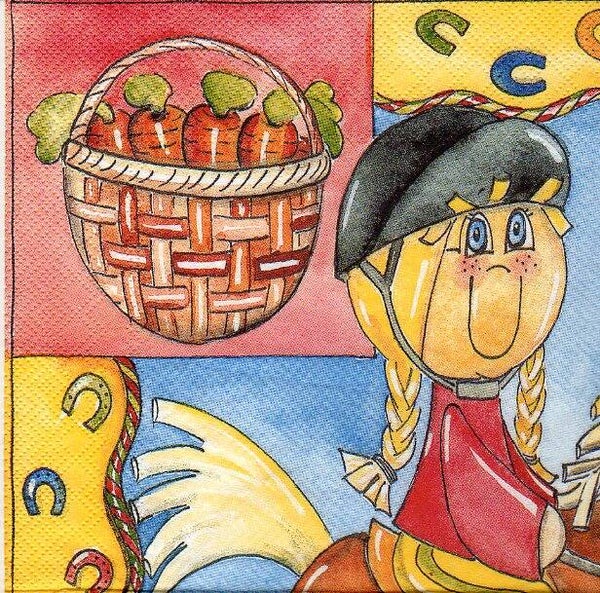 lot de 10 serviettes en papier thème Vielseidig