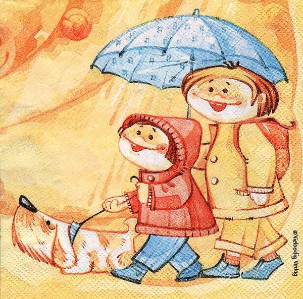 lot de 10 serviettes en papier thème Vielseidig