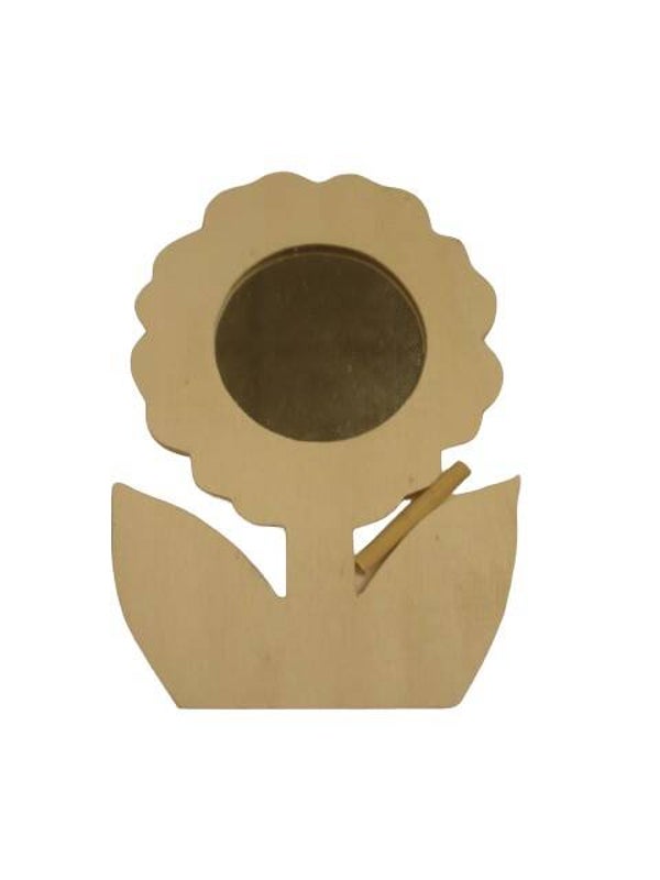 miroir fleur à décorer