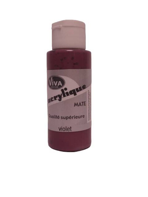 peinture viva mat 60ml  violet
