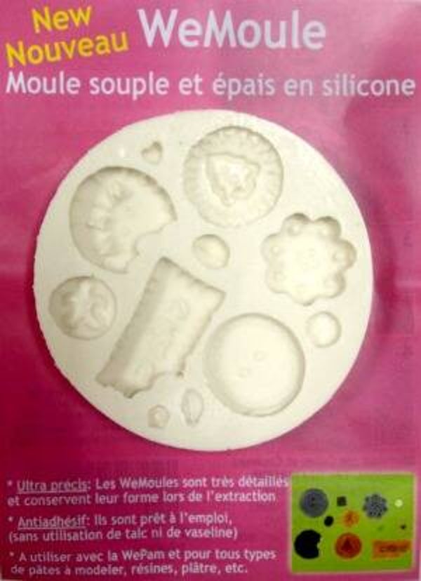 moule en silicone multi boutons - Cléôpatre
