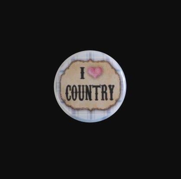 badge "I love country"