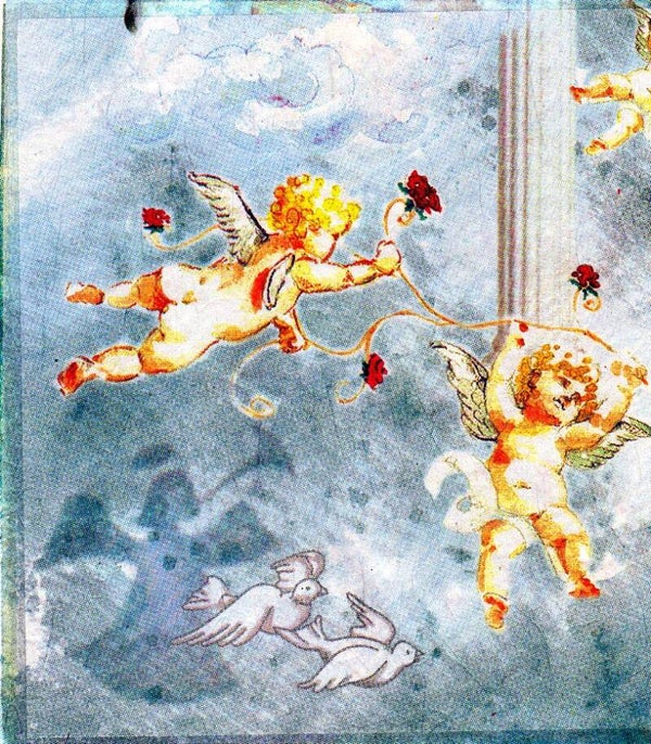 Papier de riz - anges -50X50