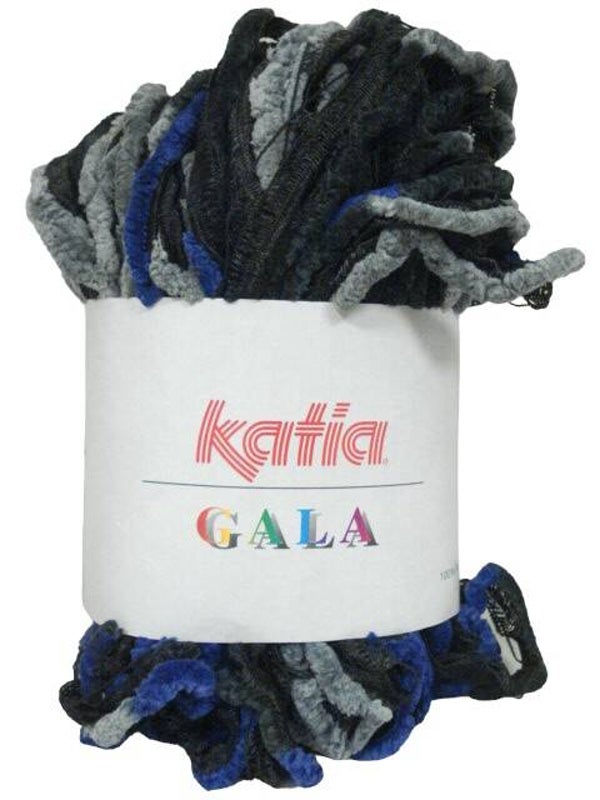 laine katia - pelote gala violet/noir