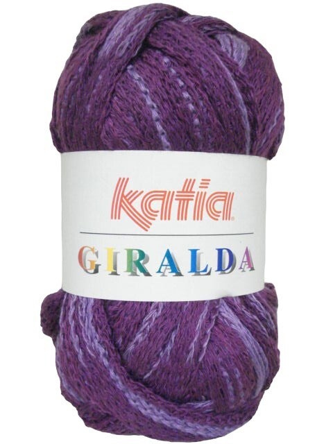 laine katia - pelote giralda violet/mauve