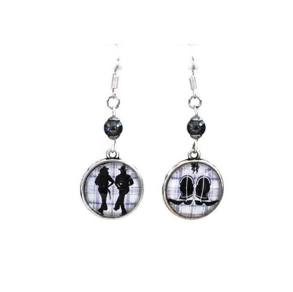 boucles d'oreilles country
